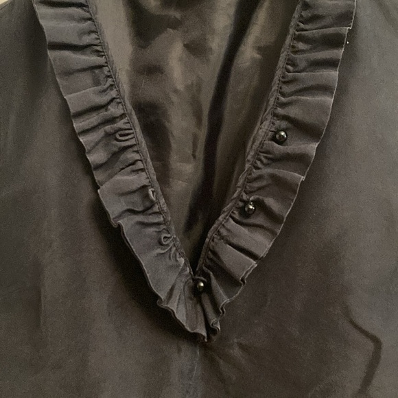 Kate Spade ♠️ New York Navy Silk Blouse - Picture 4 of 6